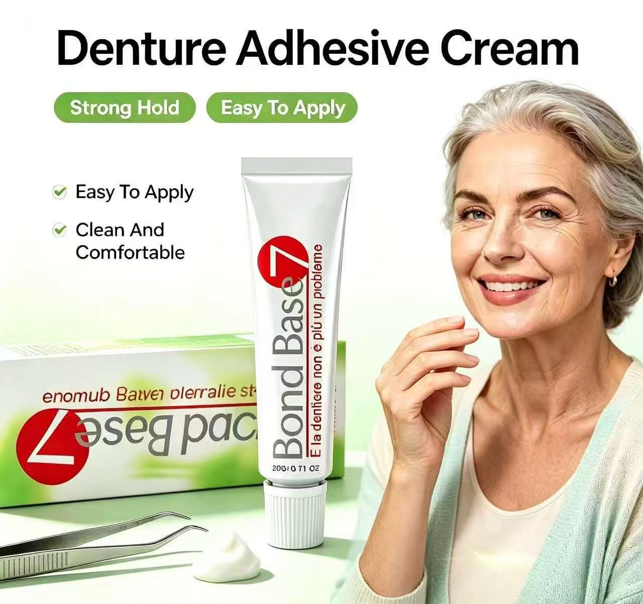 Night Cream - Bond Base Denture Adhesive Cream 20G