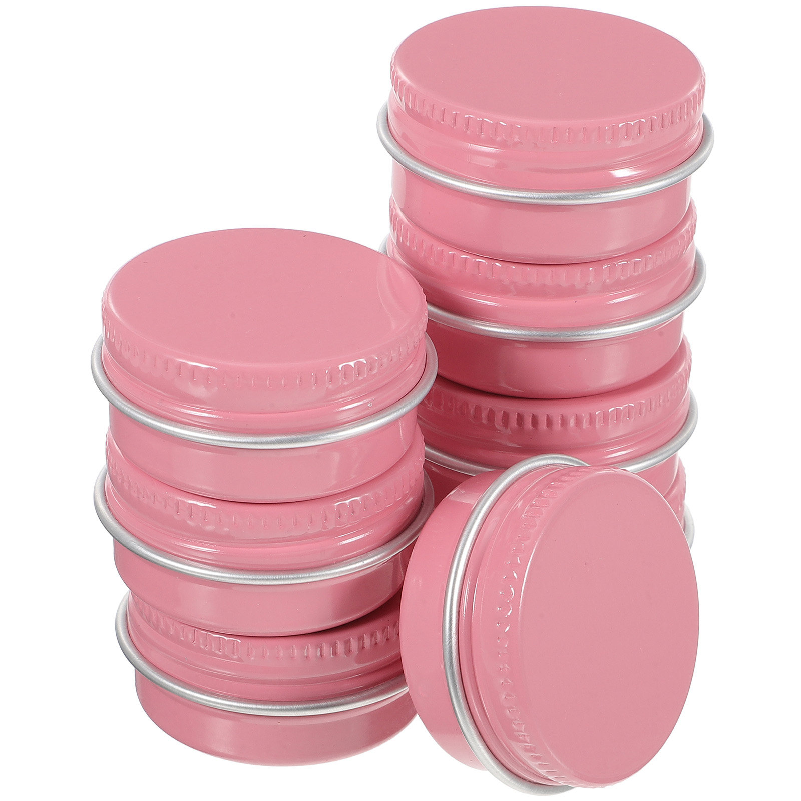8Pcs Small Aluminum Round Tins - Lip Balm 评论和价格
