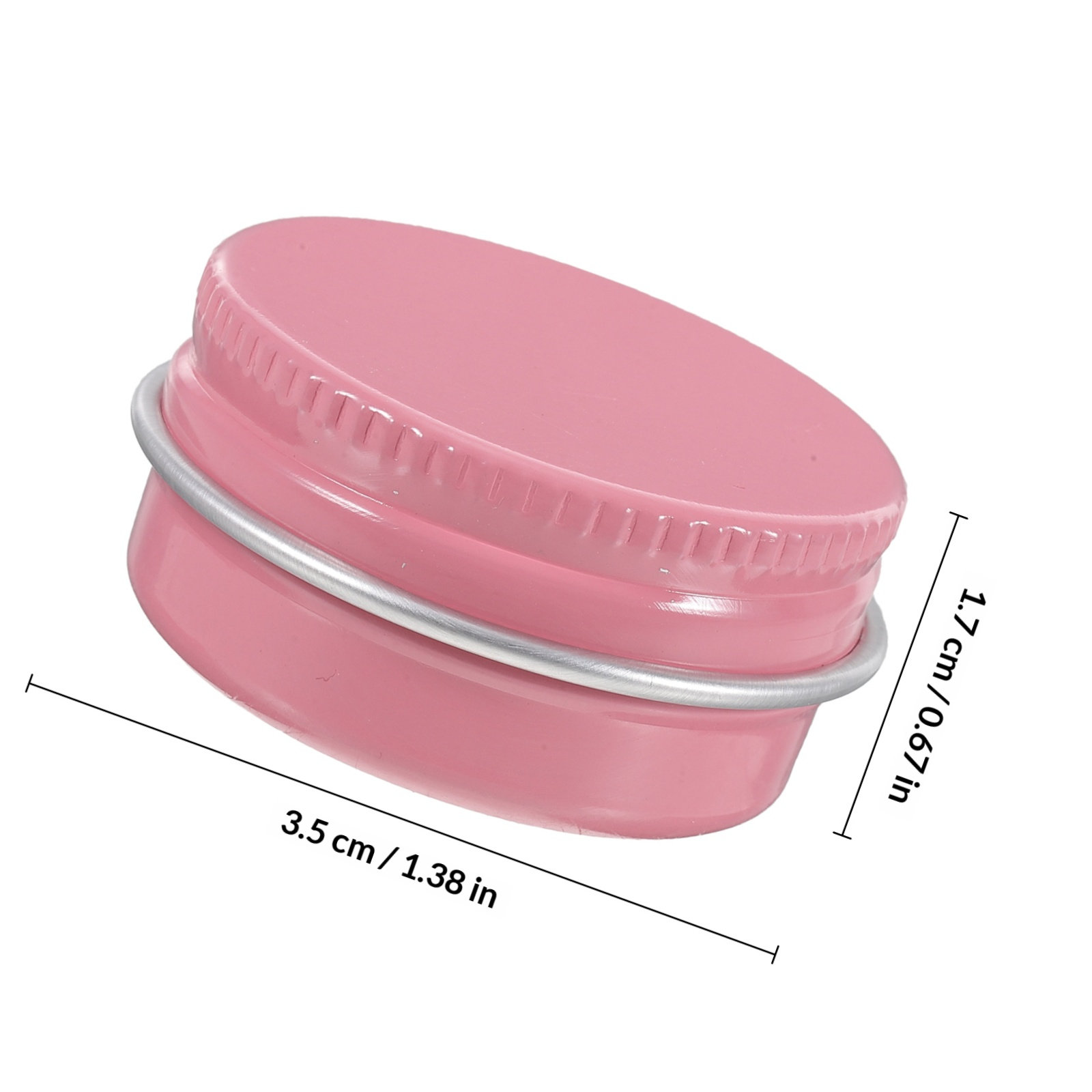 8Pcs Small Aluminum Round Tins - Lip Balm 评论和价格