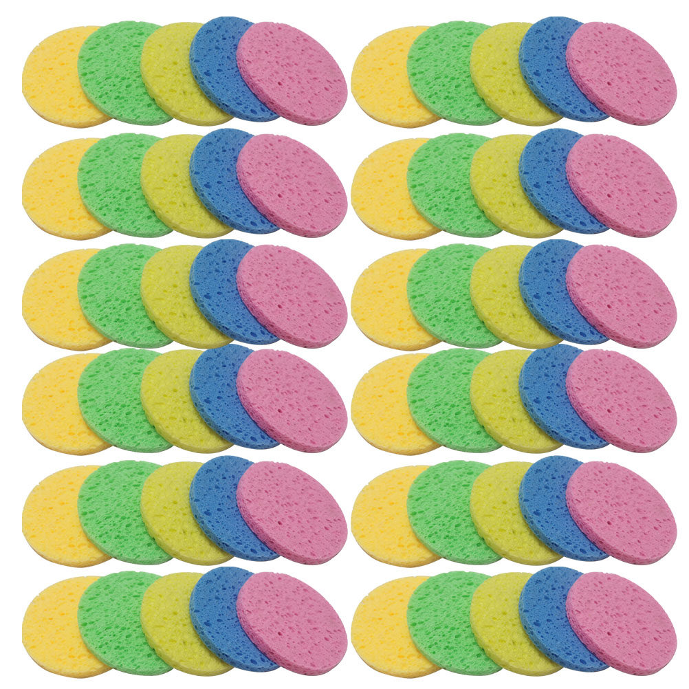 50Pcs Facial Sponge for Sensit - Cleanser Face 评论和价格