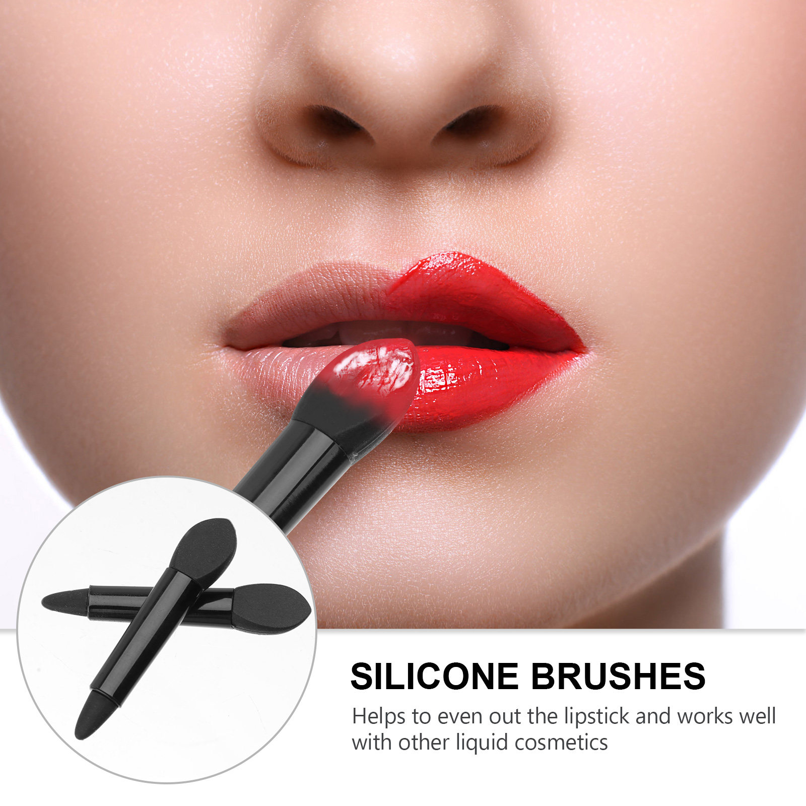 1Set Double-Ended Silicone Lip - Lip Balm 评论和价格