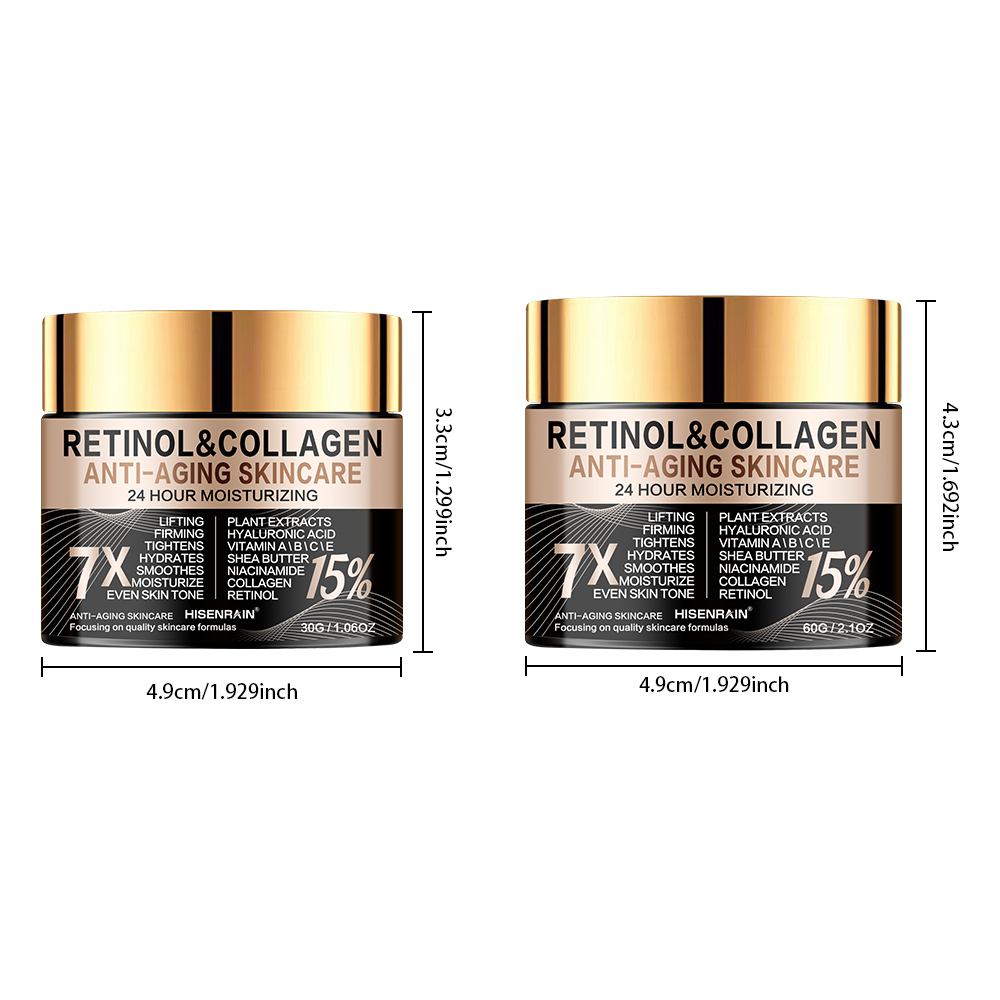 HISENRAIN 2pcs Retinol Collage - Retinol Cream 评论和价格